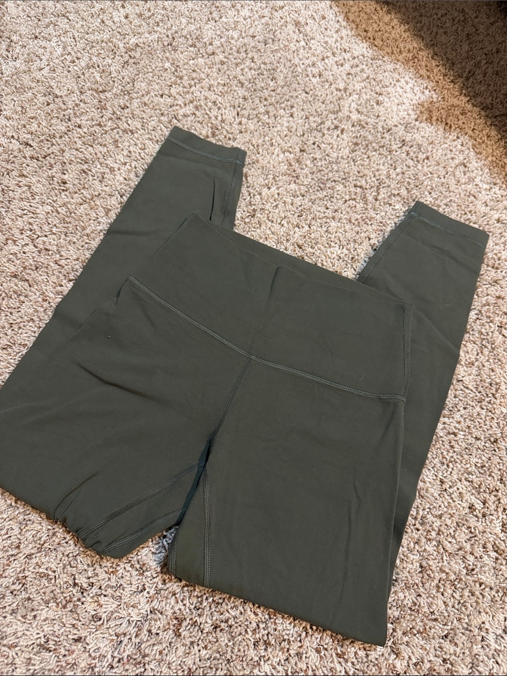 lululemon athletica High-Rise Leggings in Olive Green - Picture 3 of 3